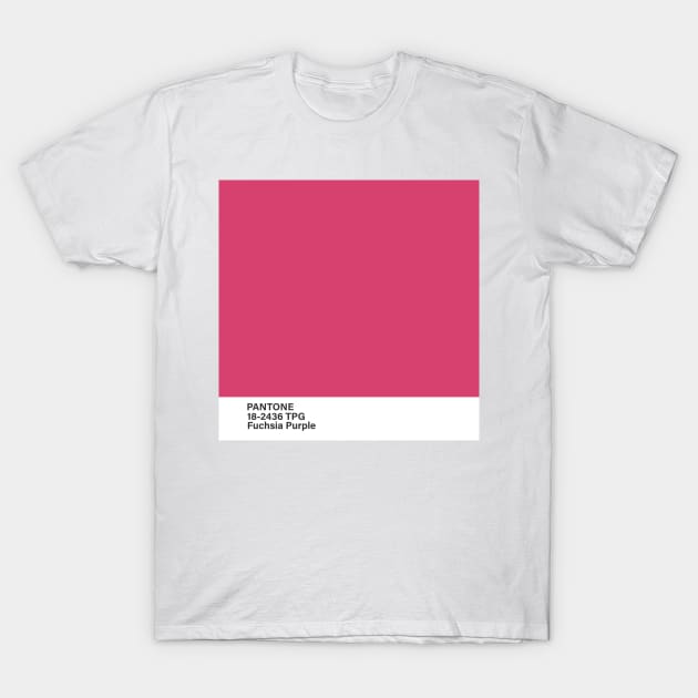 pantone 18-2436 TPG Fuchsia Purple T-Shirt by princessmi-com